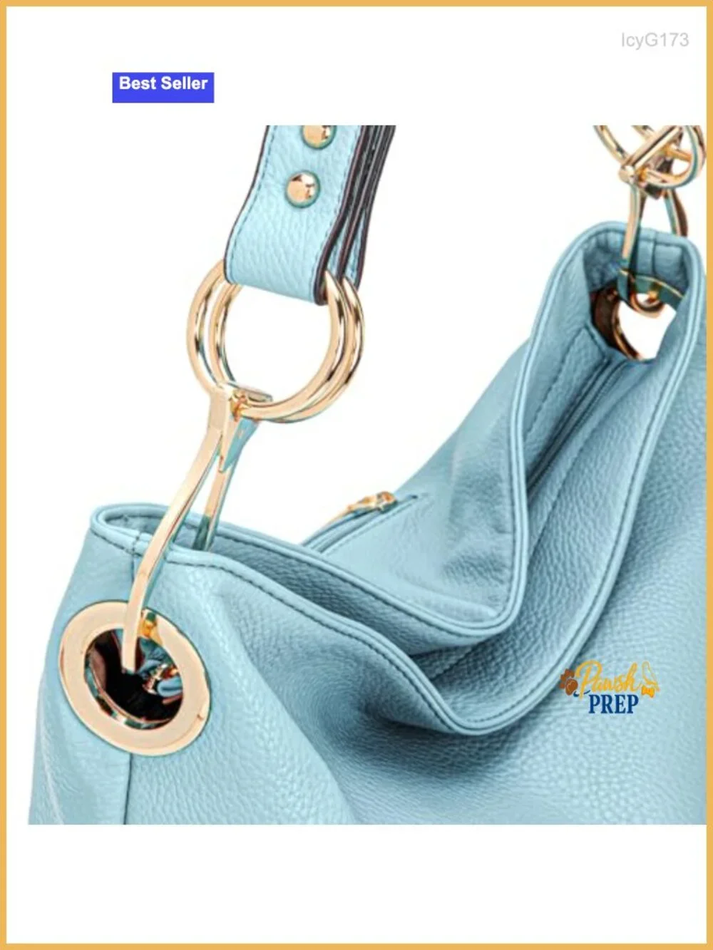 Hobo Bag Top Handle Satchel Shoulder Purse Bucket Handbag Faux Leather